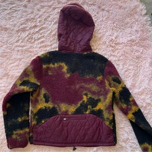 Joy Lab Sherpa Hoodie Marbled color NWT XS
